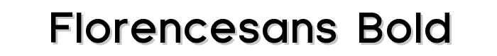 Florencesans Bold font